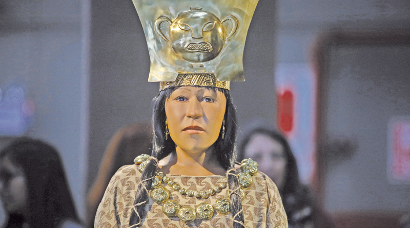 Peru Ruler Peru reveals replica of face of ancient female ruler - Oman Observer