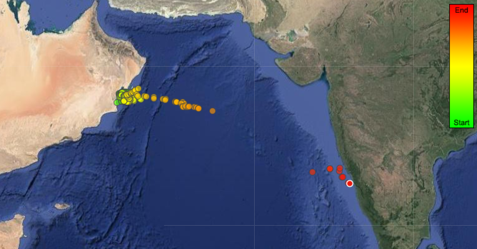 ESO - First Trans-Oceanic Crossing Record For The Arabian Sea Humpback Whales