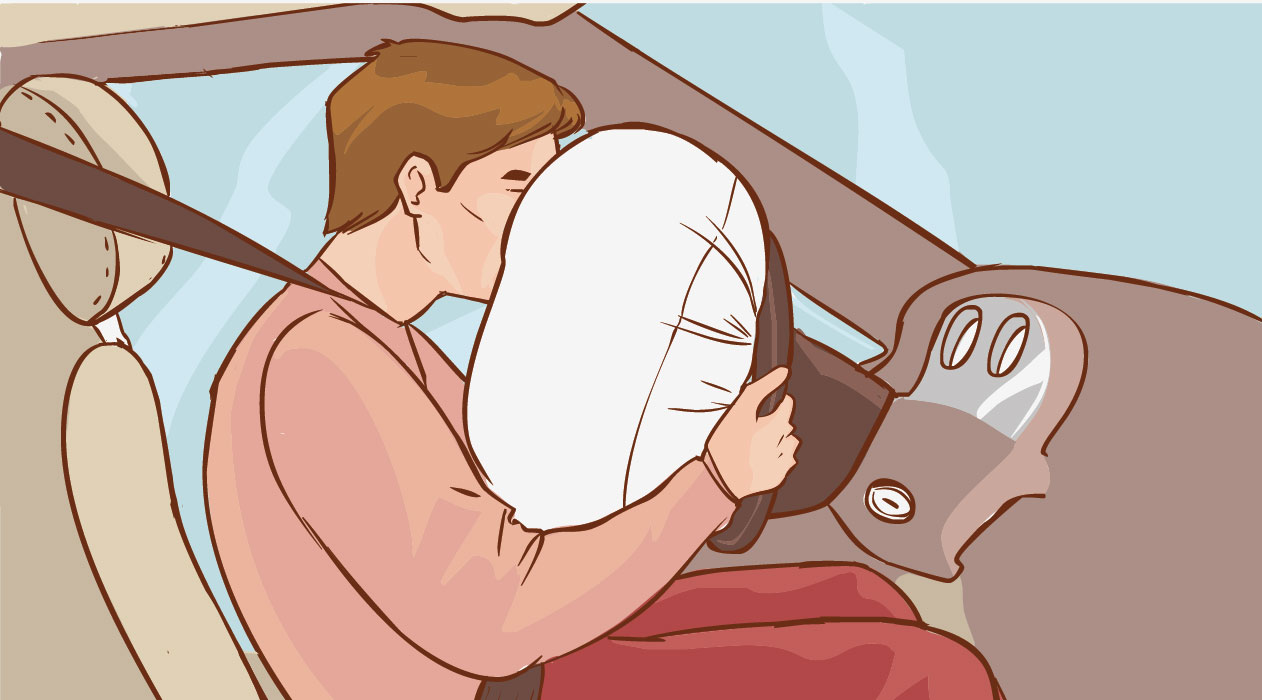 Airbag opens only if you wear seatbelt Oman Observer