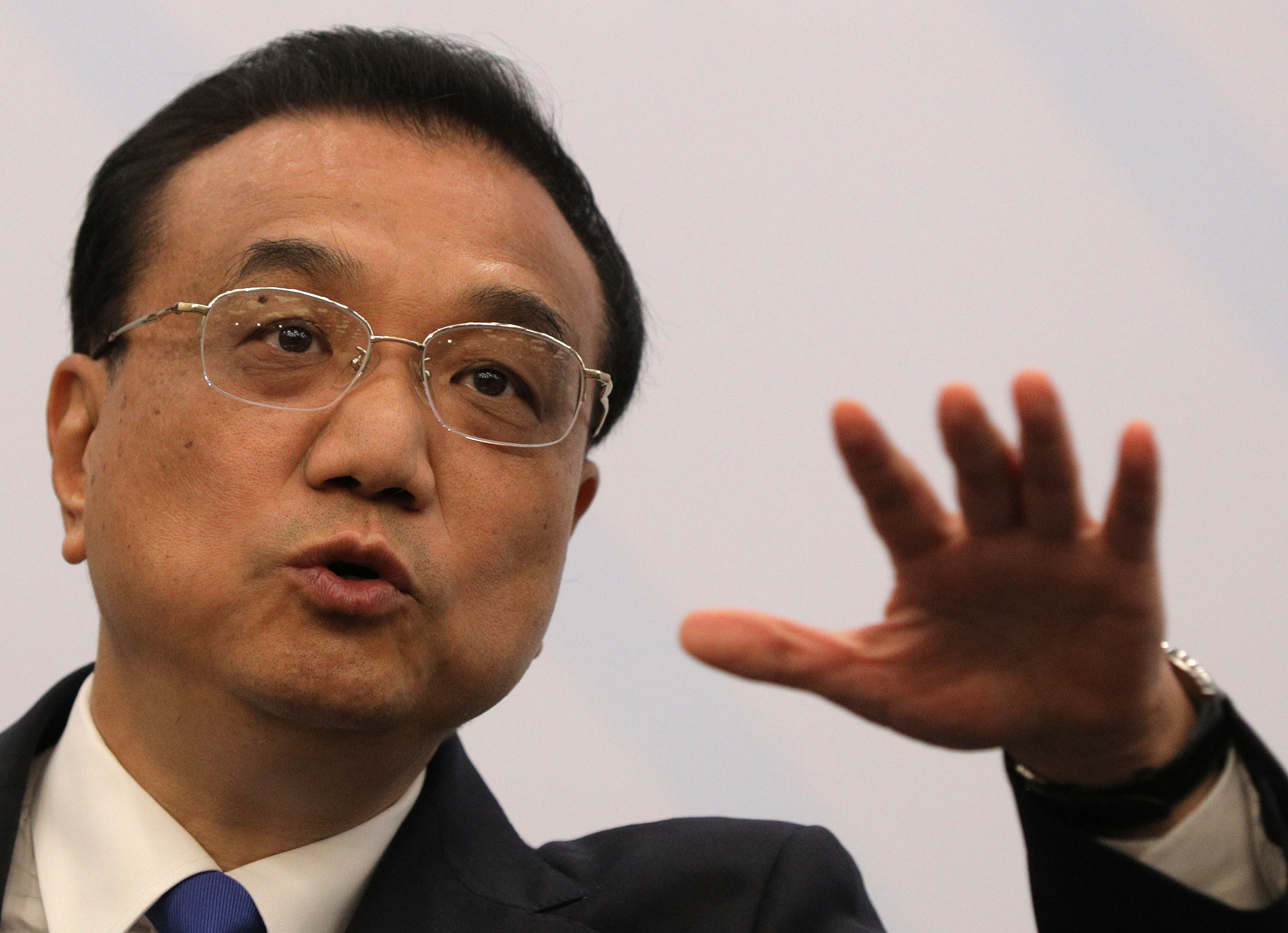 Chinese Premier Li speaks during the 7th Summit of Heads of Government of CEEC and China in Sofia