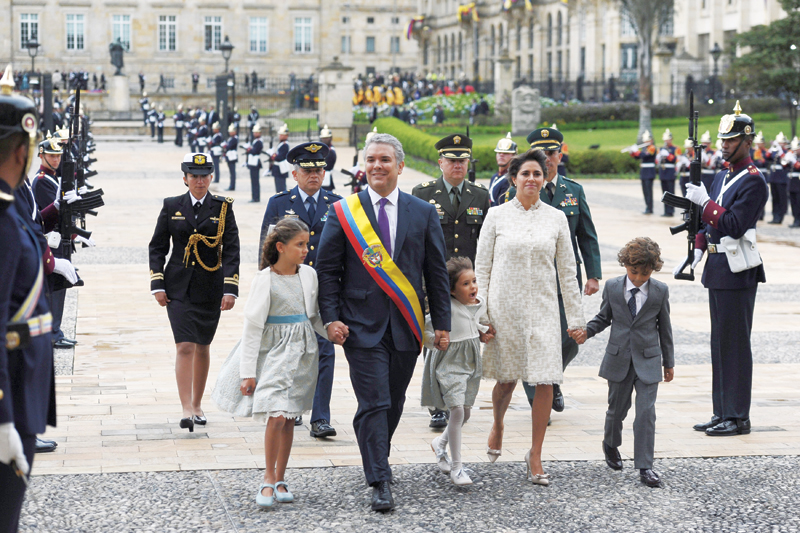 New Colombia President Duque promises to unite divided nation - Oman  Observer