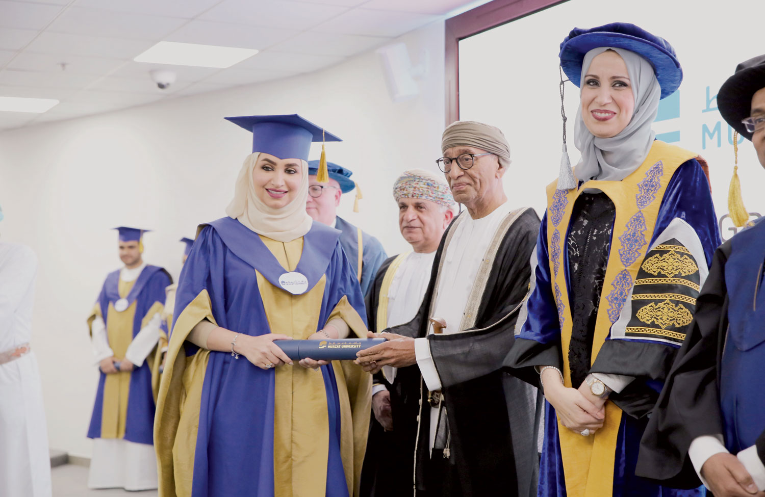 University celebrates first graduation ceremony - Oman Observer