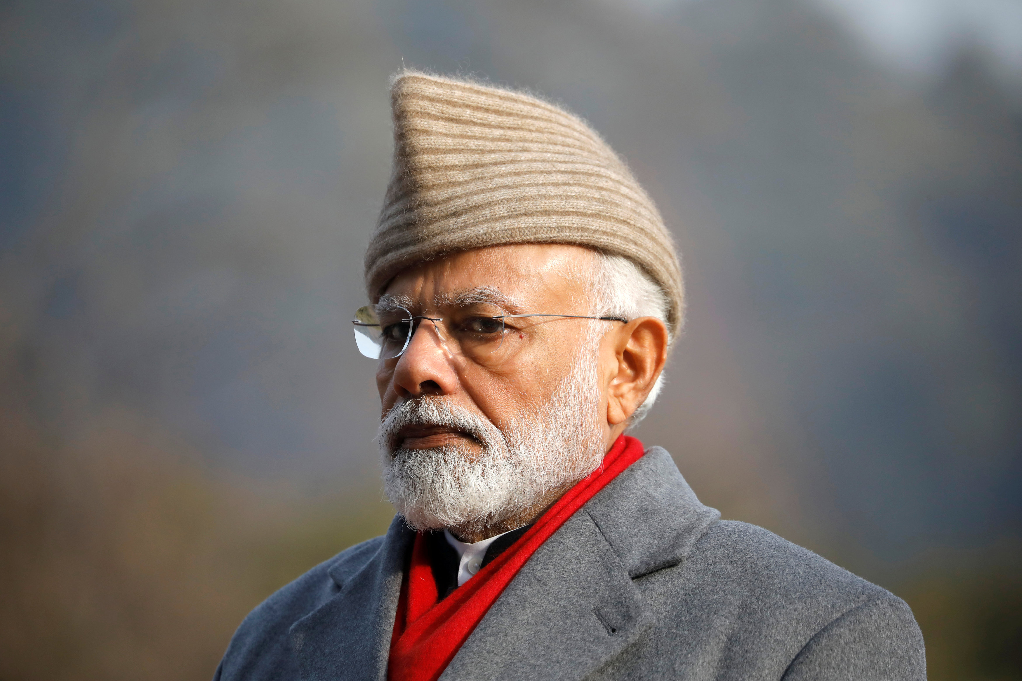 FILE PHOTO: India's Prime Minister Narendra Modi visits the National Cemetery in Seoul