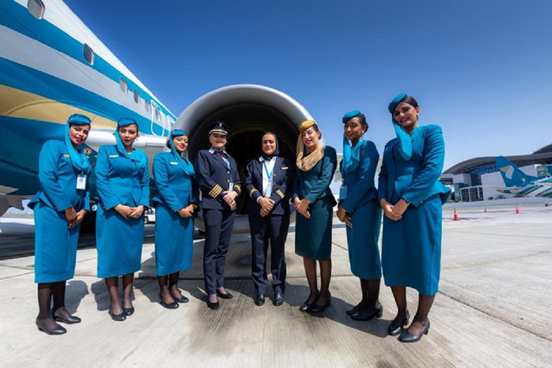 Oman Air operates flight with allfemale crew Oman Observer
