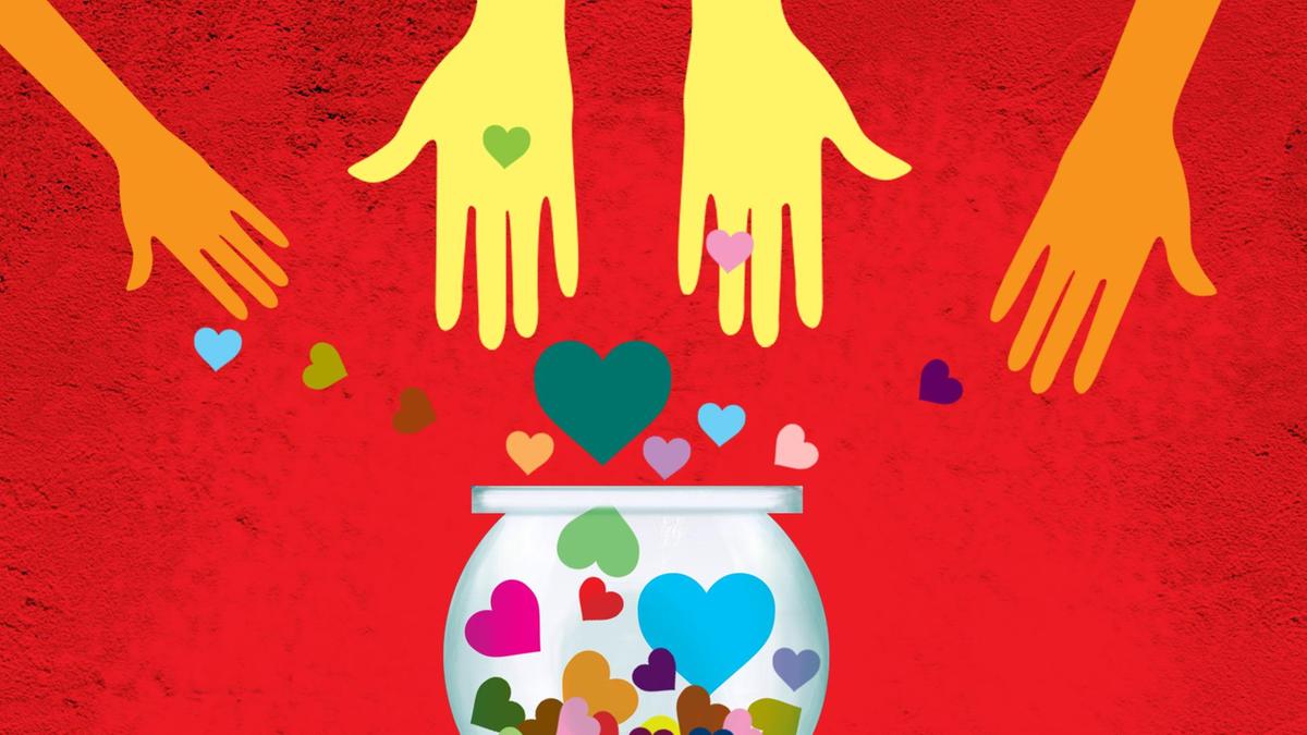 Coronavirus charity illustration