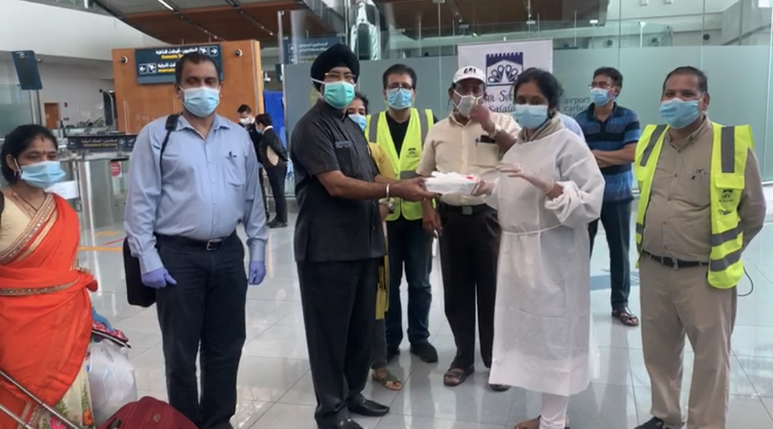 Salalah-Madurai Repatriation flight pic