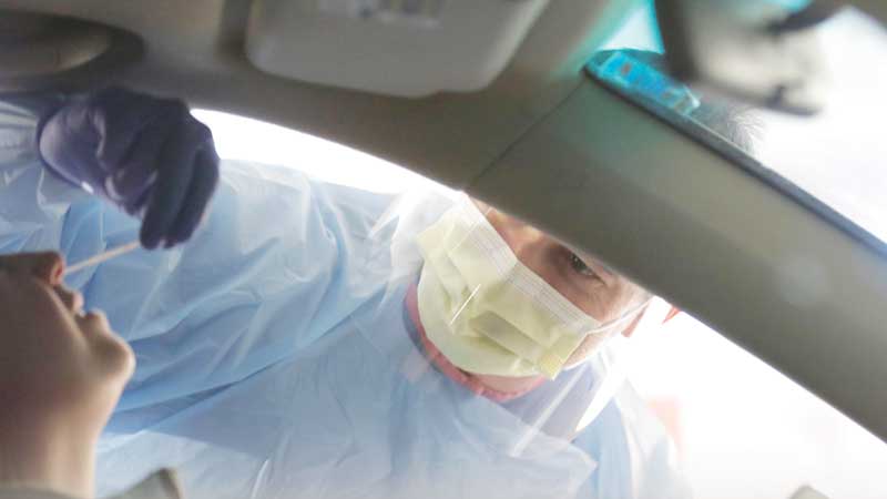 Drive-thru-covid-test