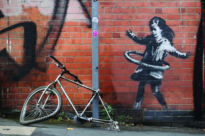 A new Banksy artwork has appeared in Rothesay Avenue, Nottingham