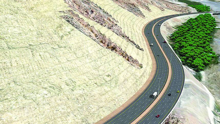 من مخطط مشروع توسعة طريق الرسيل ـ بدبد